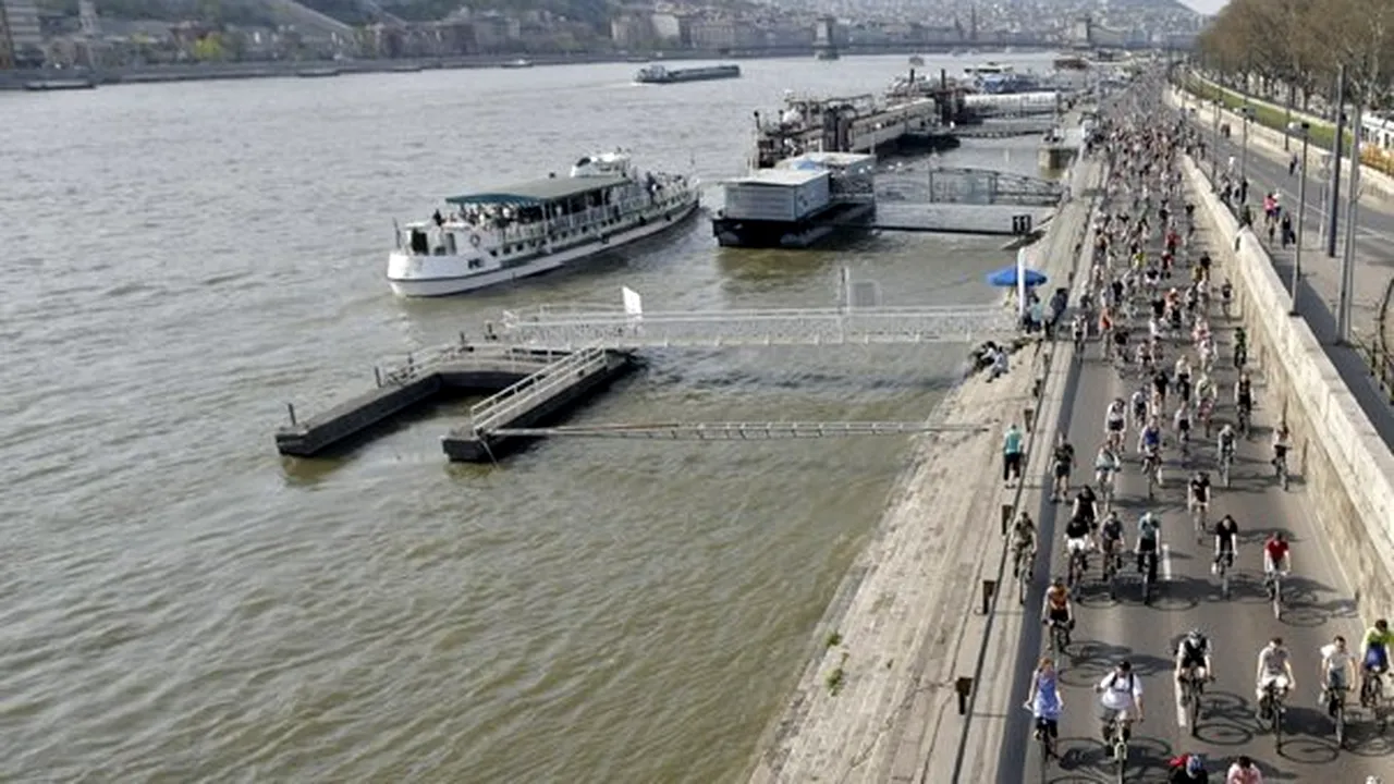 Dunărea ar putea atinge un nivel-record, la Budapesta