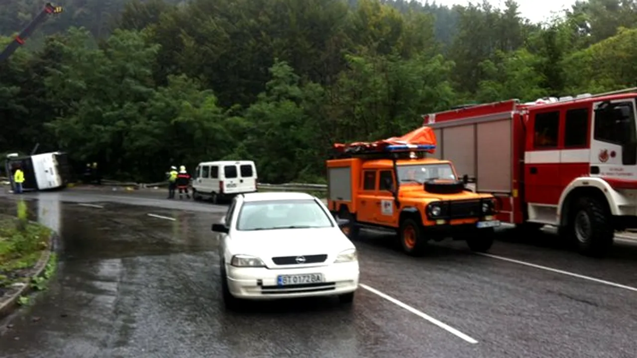 Noi date despre starea răniţilor din accidentul din Bulgaria: Trei din cele 16 persoane care au ajuns la SUUB au fost internate