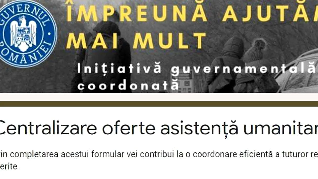 Ciucă: Îi rog pe cei care donează să acceseze platforma „Ucraina – Împreună ajutăm mai mult”