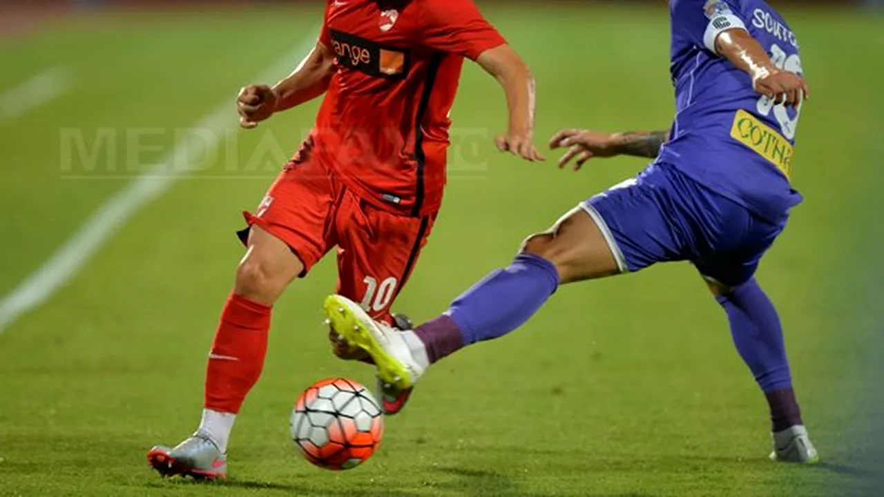 Dinamo a învins ACS Poli Timişoara, scor 2-1, în Liga I
