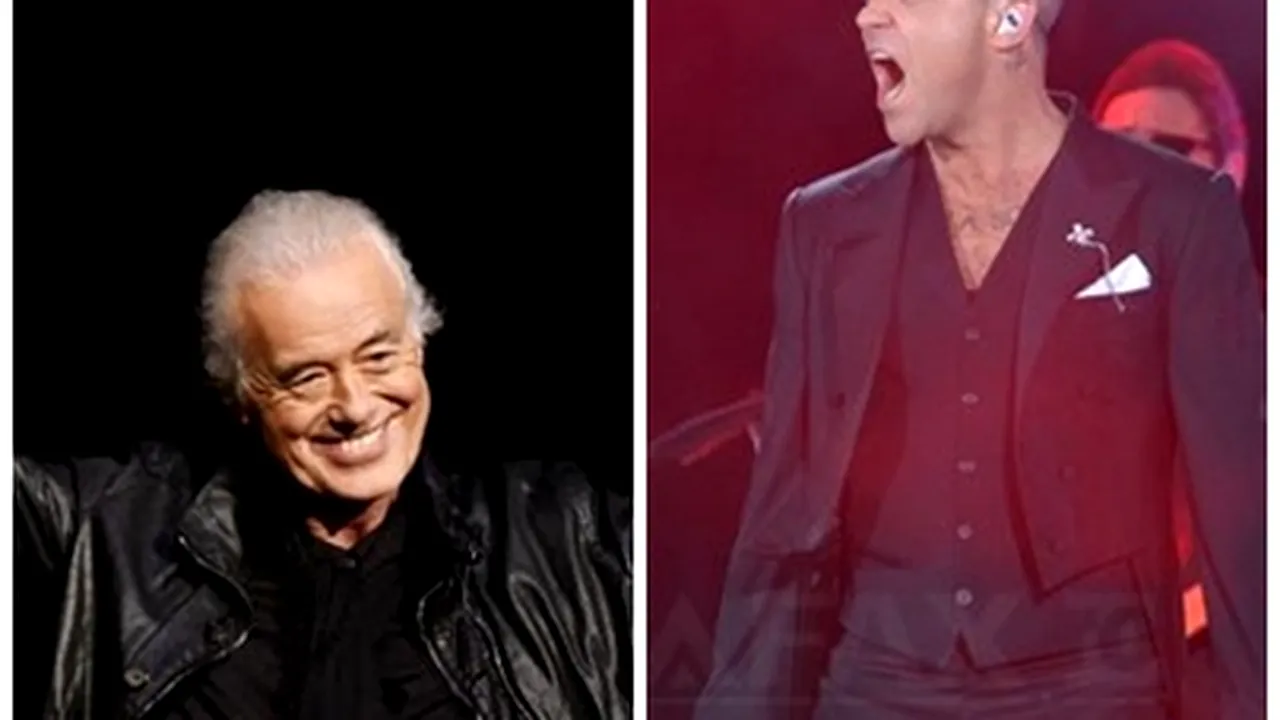 Robbie Williams l-a acuzat pe Jimmy Page de la Led Zeppelin, vecinul său în Londra, că-l spionează