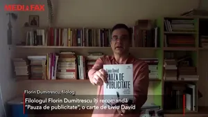 Pastila de lectură: Poetul Florin Dumitrescu recomandă ”Pauza de publicitate”, o carte de Liviu David