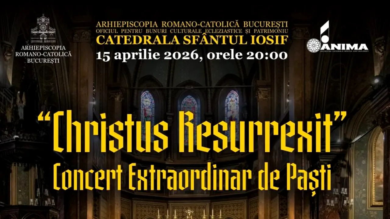 Concert Pascal la Catedrala Sfântul Iosif din București