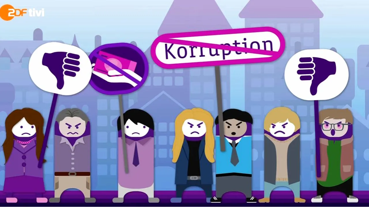 VIDEO O televiziune din Germania explică pe înţelesul celor mici corupţia din România 
