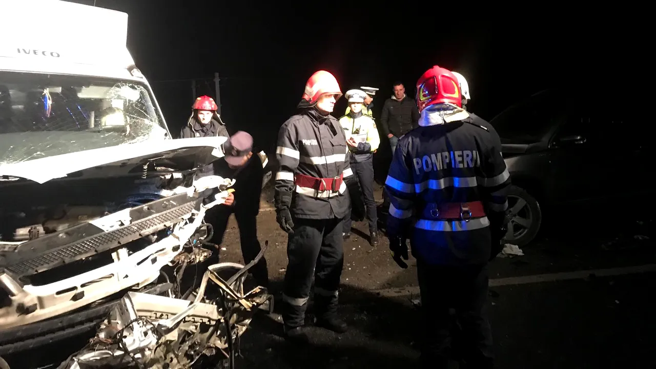 Accident rutier grav în Sibiu: Două persoane au murit şi trei au fost rănite