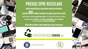 Coaliţia PRO DEEE împreună cu Ministerul Mediului lansează o campanie de conştientizare!