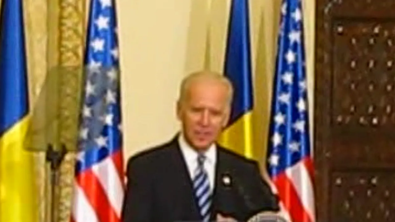 Biden, la începutul discursului la Cotroceni: Poate mă adresez şi viitorului preşedinte - VIDEO