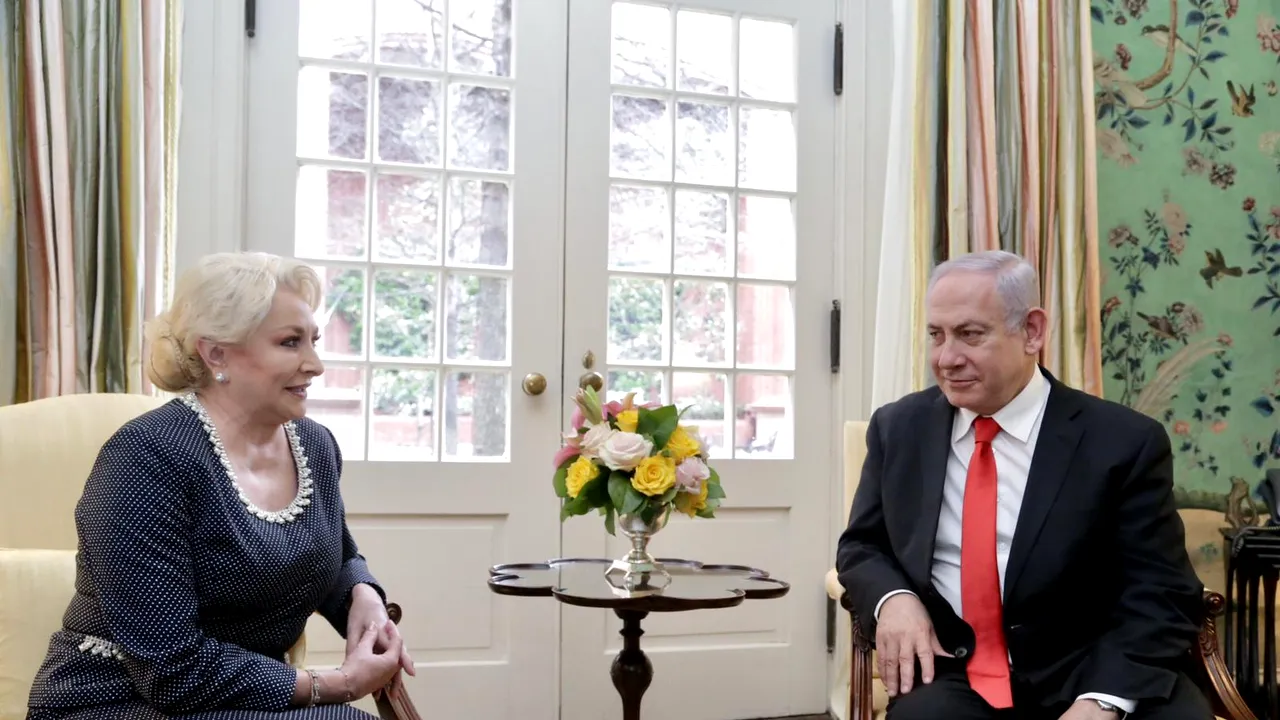 Premierul Viorica Dăncilă, întrevedere cu Benjamin Netanyahu | VIDEO