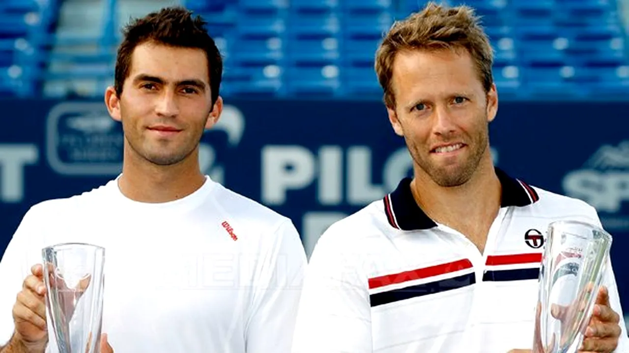 Perechea Horia Tecău/Robert Lindstedt a câştigat turneul de la New Haven