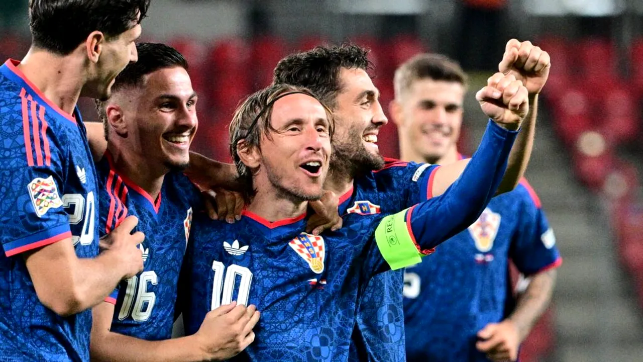 Nou record pentru Luka Modrić, după golul marcat pentru Croația contra Cehiei în Liga Națiunilor