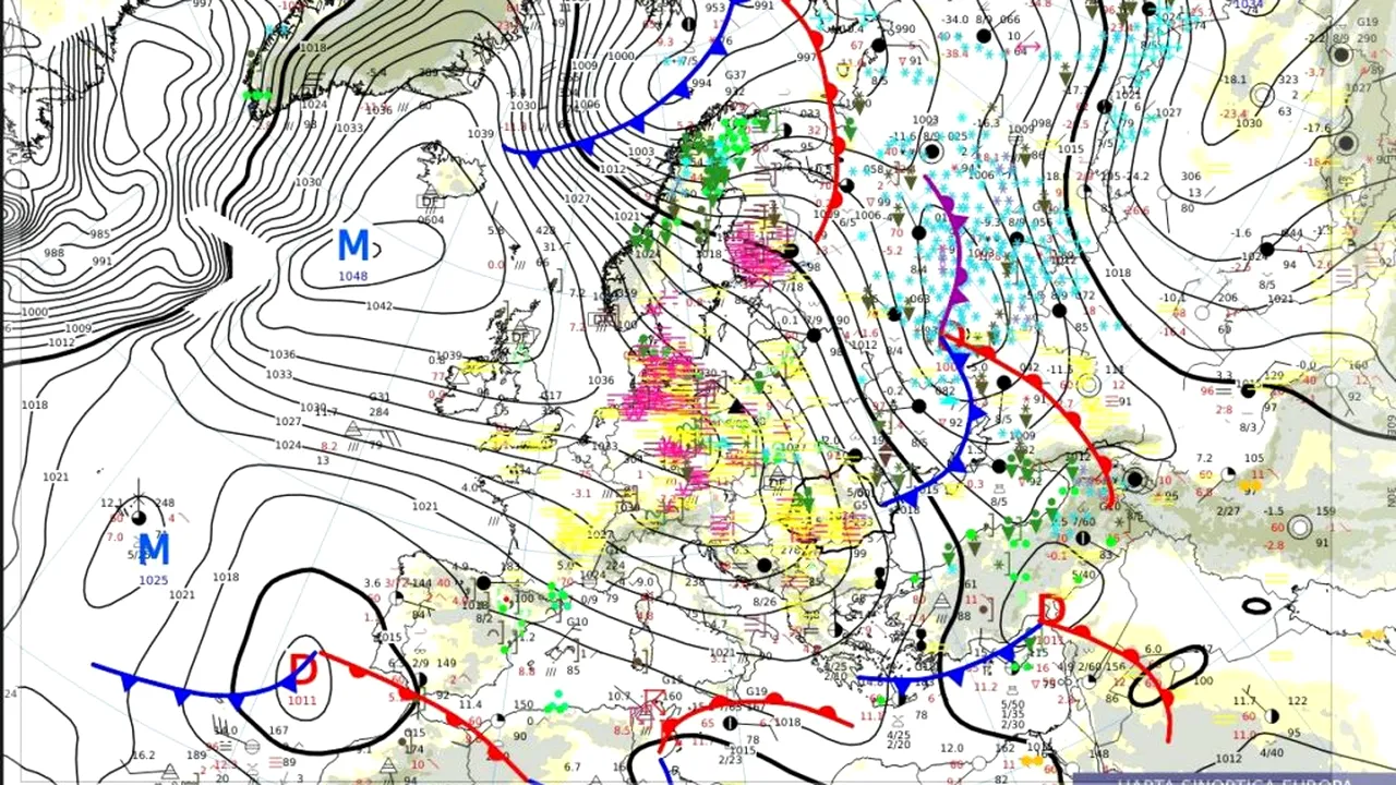 Prognoză meteo de Revelion 2025–2026: ger puternic, vânt intens și ninsori în mai multe regiuni ale României