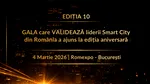 Premiile Industriei Smart City: Gala care validează liderii Smart City din România revine pe 4 martie, la ROMEXPO