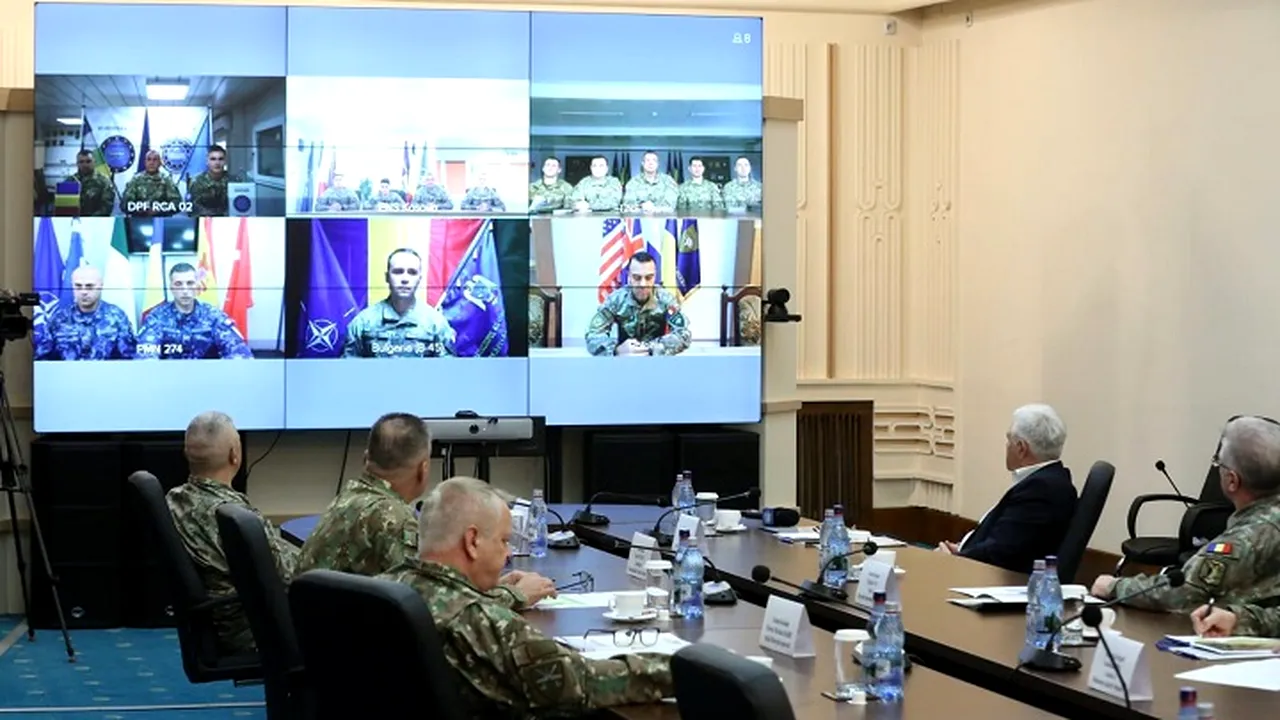 Ministrul Apărării, videoconferinţă cu militarii din teatrele de operaţii
