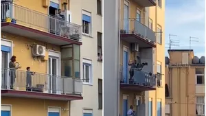 Italienii izolaţi în case cântă în balcoane. Cântecul unor sicilieni a făcut ocolul presei internaţionale