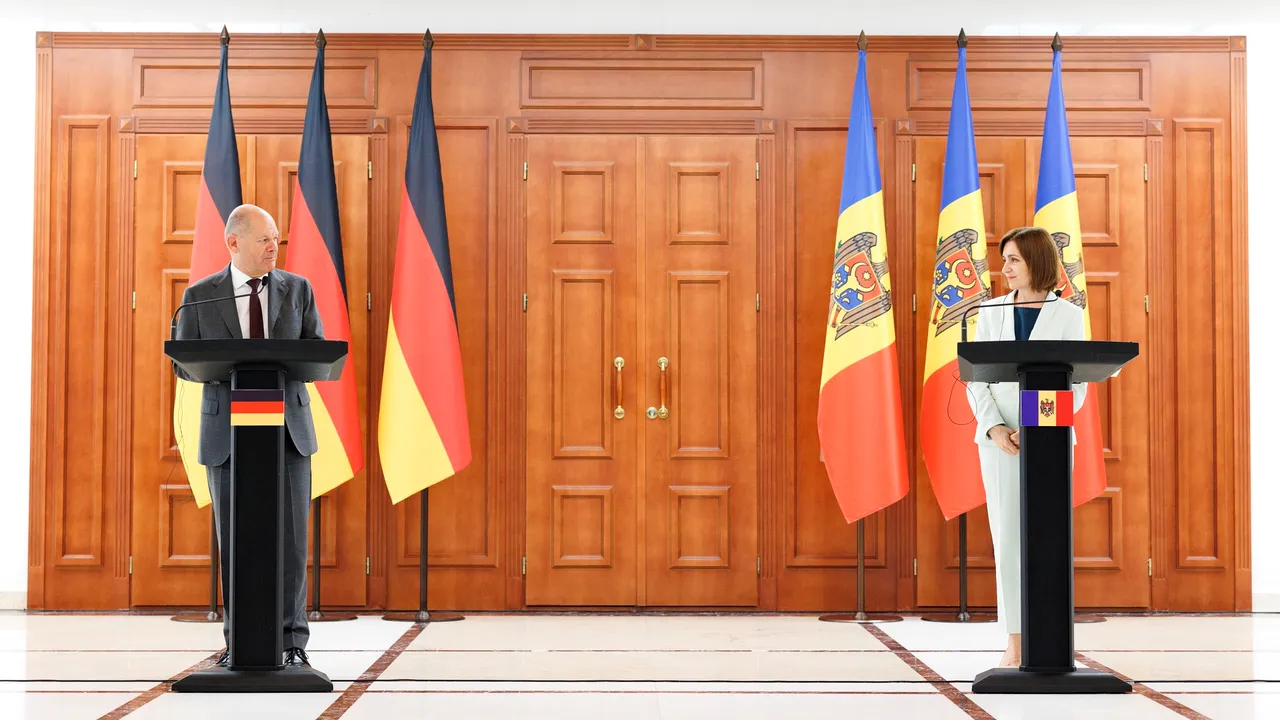 Maia Sandu, către Olaf Scholz: Facem paşi fermi spre aderarea la UE