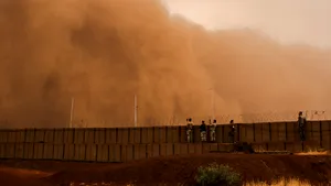 Baza românească din Mali, lovită de furtuna Haboob