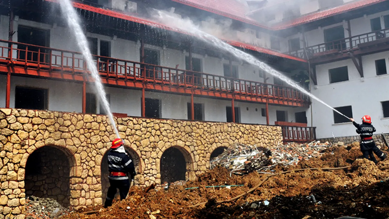 Incendiu la hotelul lui Copos din Poiana Braşov
