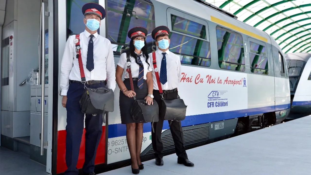 CFR Infrastructură: 72 de trenuri vor circula între Gara de Nord şi Aeroportul Otopeni