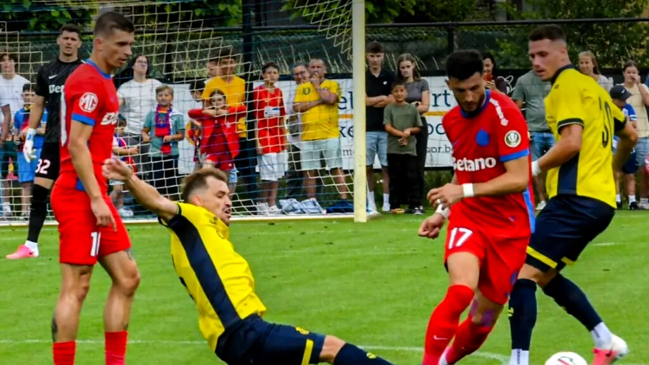 FCSB, învinsă clar de Union Saint-Gilloise în primul amical al verii. Fostul jucător al bucureștenilor, Darius Olaru, titular la echipa belgiană