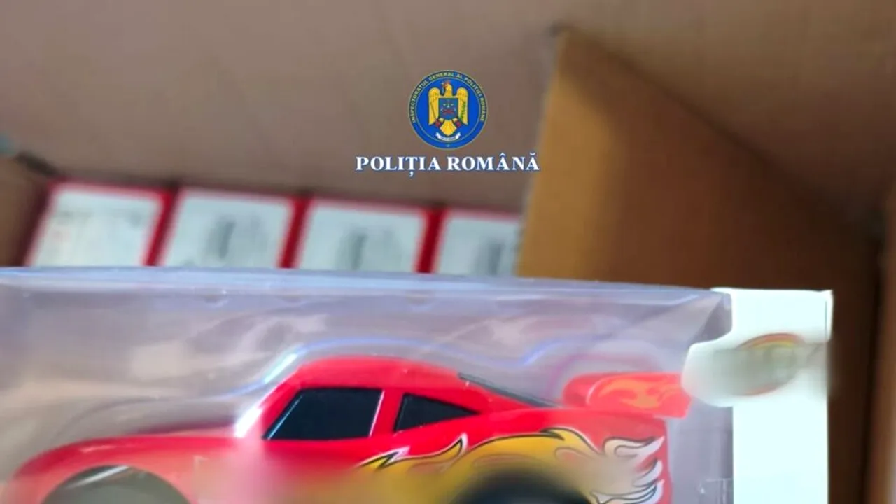 Jucării contrafăcute, găsite de polițiști într-un container sosit în Portul Constanța