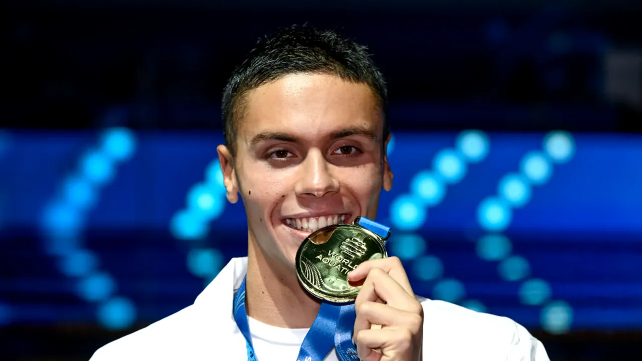 David Popovici își donează ziua de naștere pentru viitorii campioni: „Performanța se clădește cu oameni”