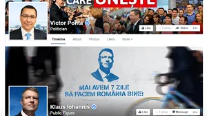 ANALIZĂ Mediafax Research&Monitoring: Ponta şi Iohannis continuă lupta pe Facebook, ceilalţi postează rar - FOTO