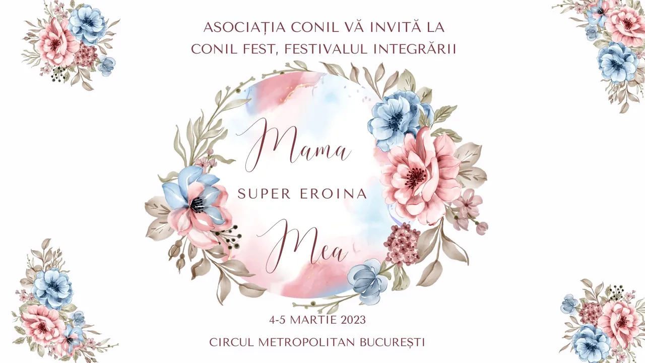 Asociaţia CONIL dă start înscrierilor la evenimentul Mama, supereroina mea!