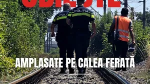 Pericol pe calea ferată de pe litoral. Obiecte puse intenționat pe șine