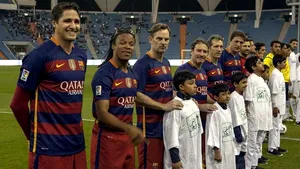 Gică Popescu a jucat în meciul amical dintre legendele Barcelonei şi legendele lui Real Madrid