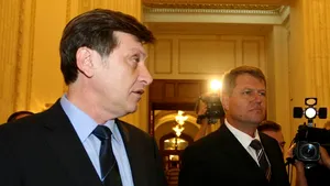 Antonescu l-a vizitat pe Iohannis la Primăria Sibiu