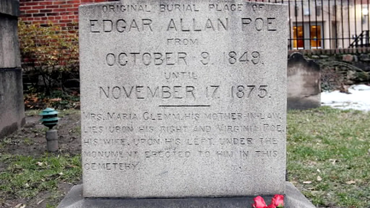 Vizitatorul misterios al mormântului poetului Edgar Allan Poe a rupt tradiţia