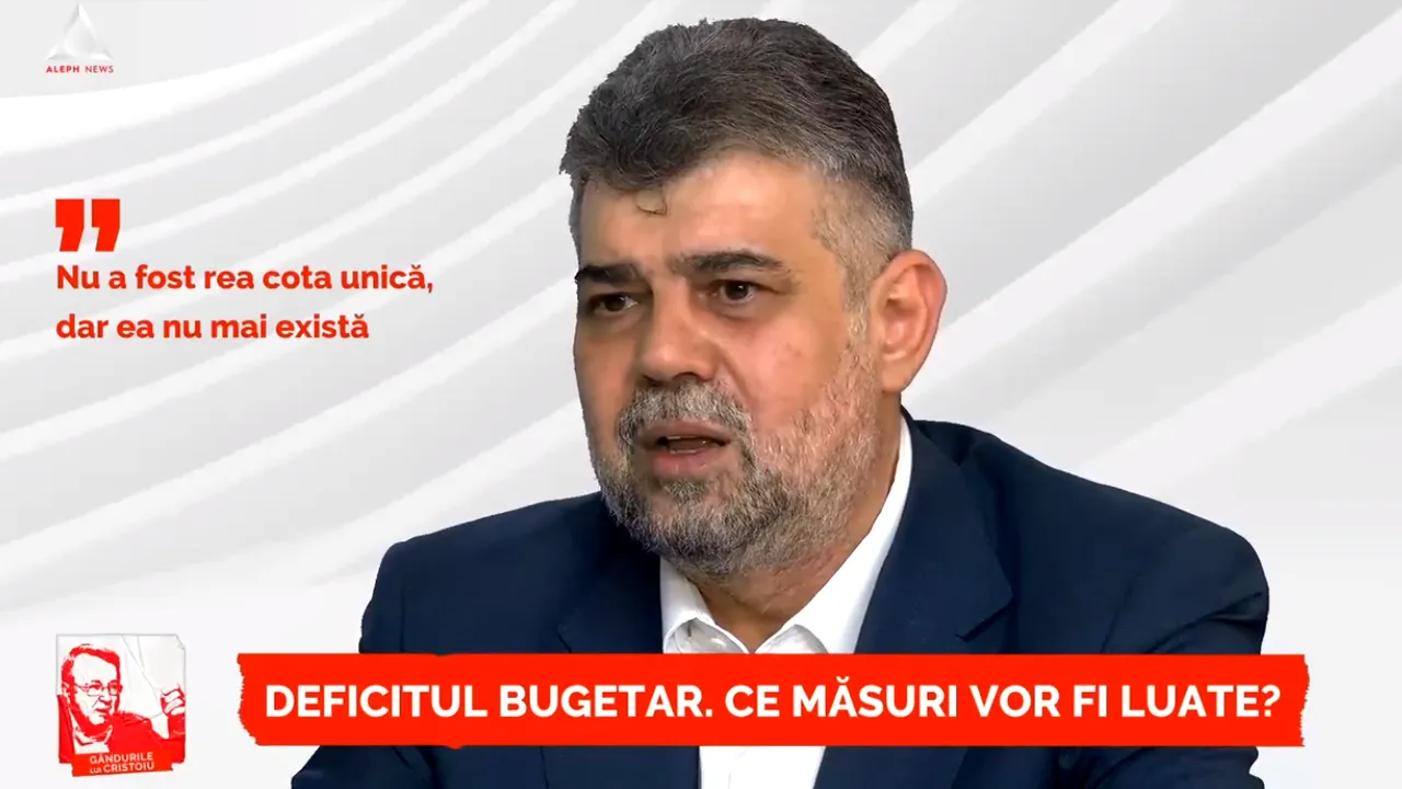 EXCLUSIV/ Gândurile lui Cristoiu. Marcel Ciolacu: Nu va fi o eliminare totală a excepţiilor fiscale. Vor fi unitare, la toate categoriile