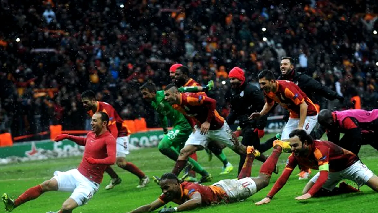 Galatasaray a învins Juventus Torino, scor 1-0, şi s-a calificat în optimile Ligii Campionilor