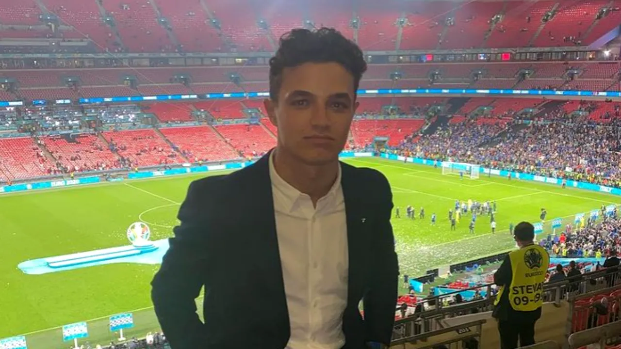 Finala Euro 2020, momentul „de aur” pentru infractori. Pilotul Formula 1 Lando Norris, atacat în parcarea Wembley, a rămas fără ceasul de lux McLaren