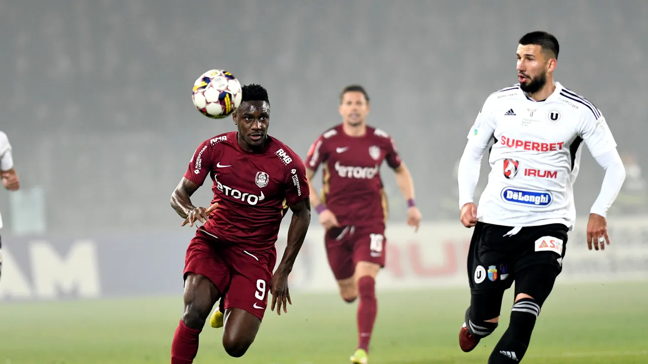 CFR, victorie în derby-ul Clujului. A învins cu 2-1 Universitatea