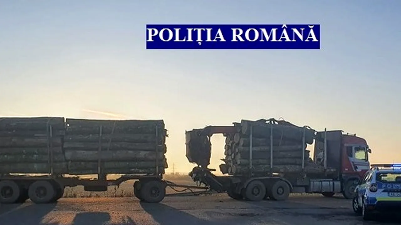 Aproape 500 de brazi de Crăciun, tăiaţi ilegal, au fost confiscaţi de poliţişti