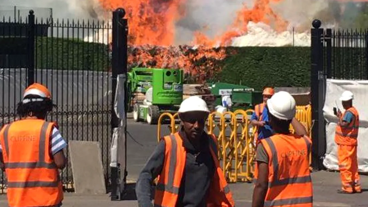 Un INCENDIU a izbucnit la clubul de tenis Wimbledon. Oficialii stadionului spun că acesta a fost stins
