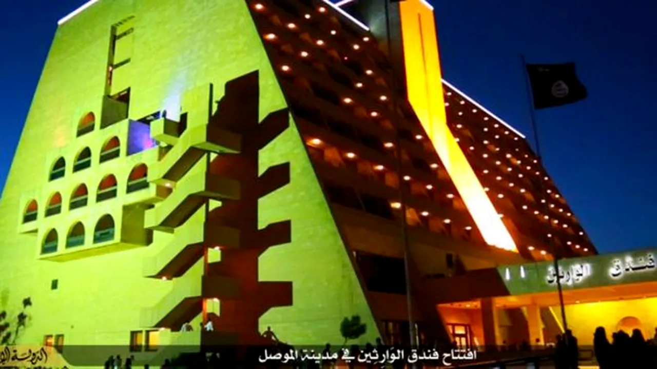 Cum arată hotelul de lux, cu 262 de camere, deschis de gruparea teroristă Stat Islamic în Irak - FOTO
