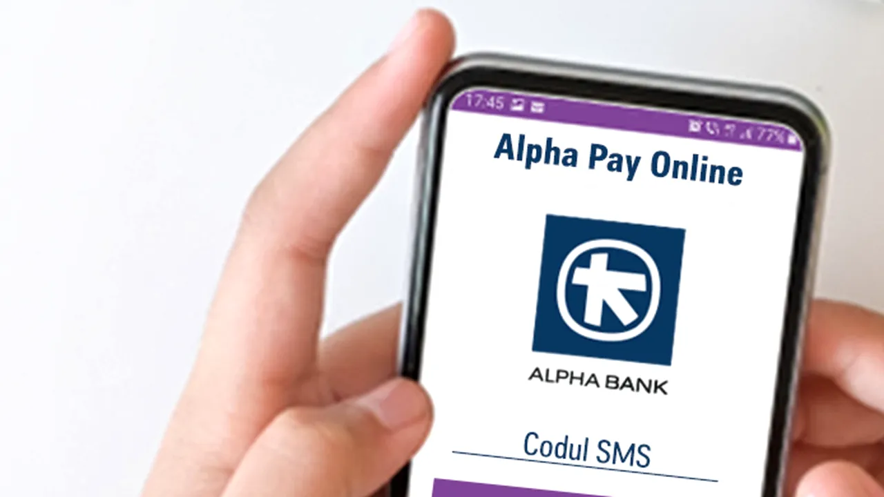 Alpha Bank lansează o nouă aplicaţie de plăţi online, care utilizează tehnologia biometrică