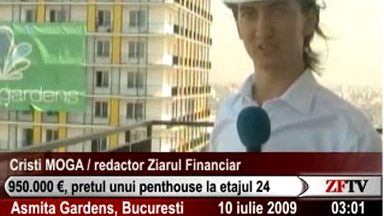 Cum se vede criza imobiliară din cele mai înalte blocuri din Bucureşti