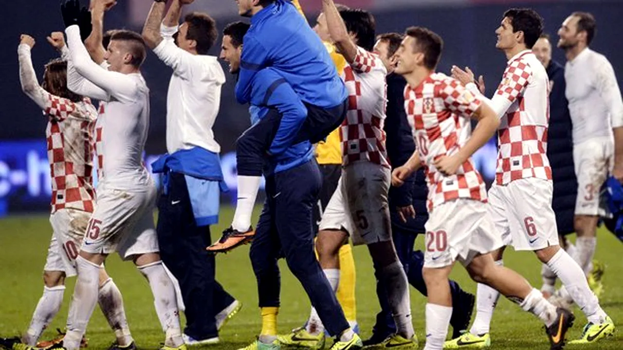 Sloganuri pronaziste în timpul celebrării calificării Croaţiei la CM