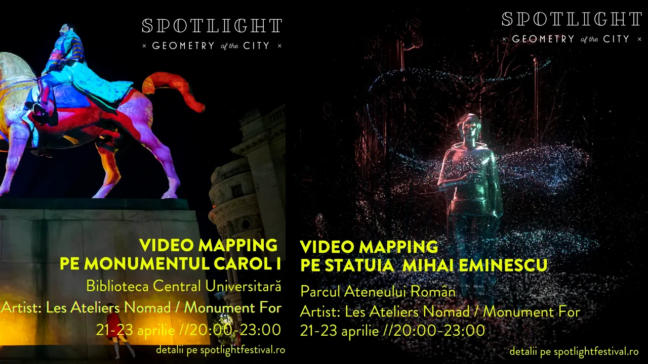 Spotlight – Bucharest International Light Festival revine la Bucureşti