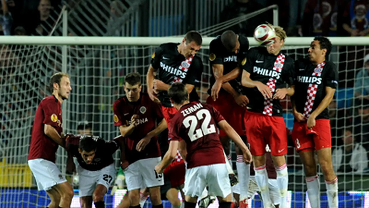 Sparta Praga - PSV Eindhoven, scor 2-2  în grupa K a Ligii Europa