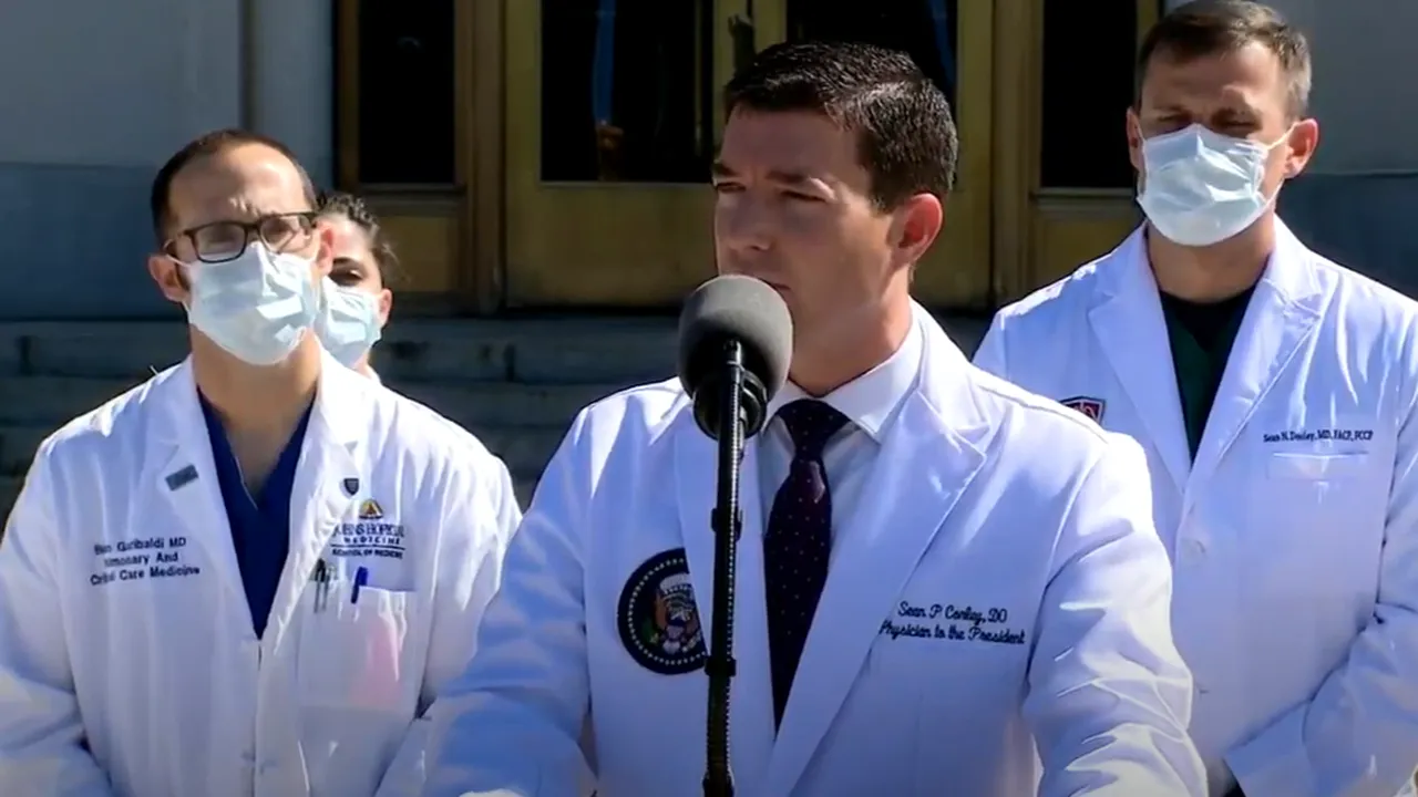 Dr. Sean Conley, medicul personal al lui Donald Trump, anunţ cu privire la starea preşedintelui SUA: „Nu sunt motive de îngrijorare”