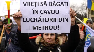 Protest al sindicaliştilor de la Metrou. Angajaţii vor salarii mai mari şi finanţarea corespunzătoare a companiei