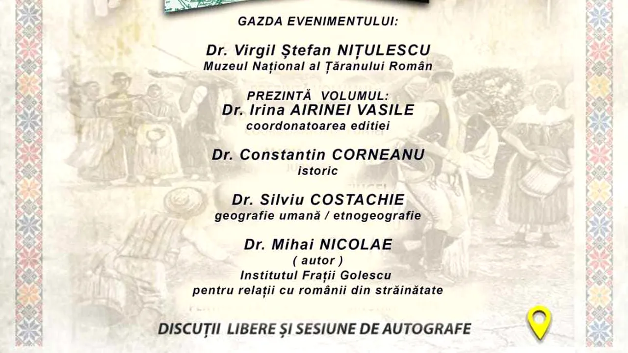 Lansare de carte asezonată cu un moment muzical la Muzeului Ţăranului Român