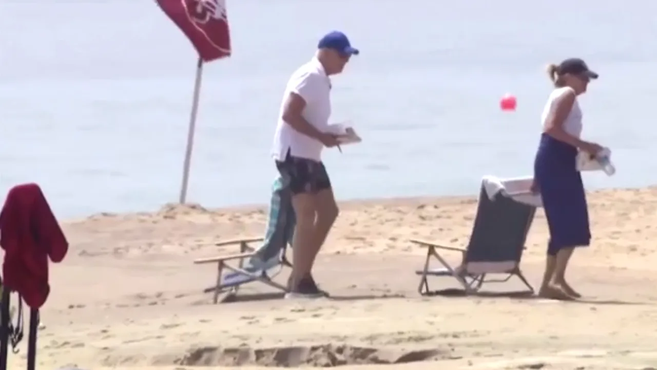 Joe Biden şi-a arătat muşchii la plajă, înaintea turneului din Europa