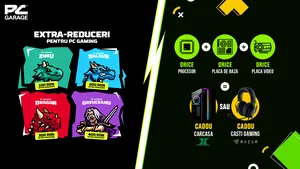 Extra reduceri și cadouri legendare la PC Garage