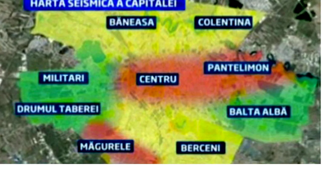 Stai în Capitală? Vezi cât de tare s-ar putea zdruncina blocul tău