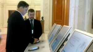 Deputaţii şi-au înregistrat, pentru prima dată, prezenţa printr-un sistem electronic. 